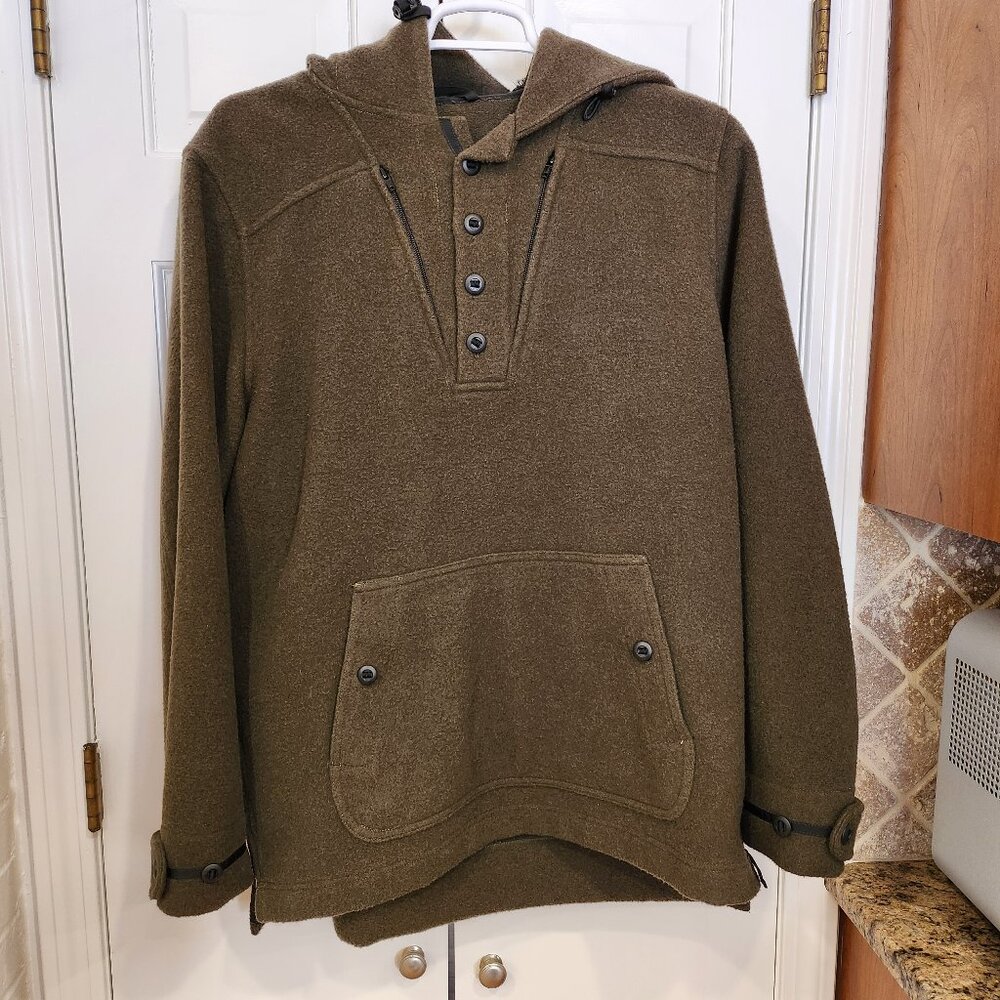 WeatherWool Al's Anorak - Size Large - Drab Green